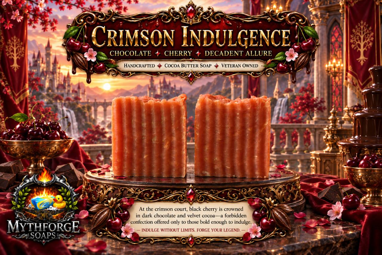 Crimson Indulgence soap