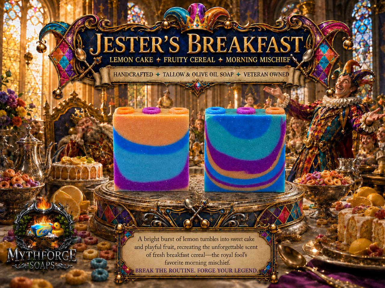 Jester’s Breakfast soap