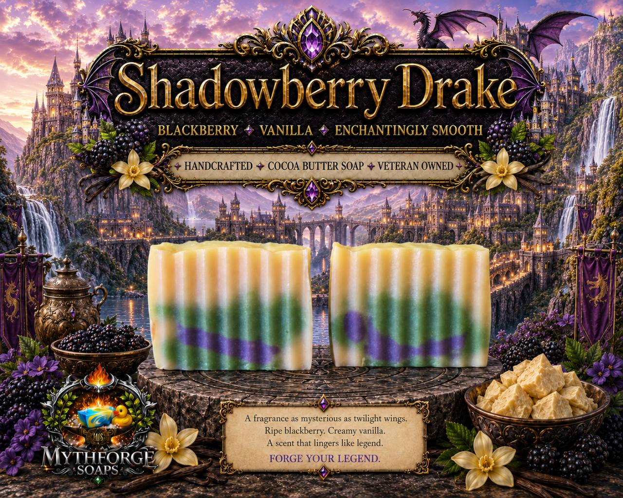 Shadowberry Drake soap